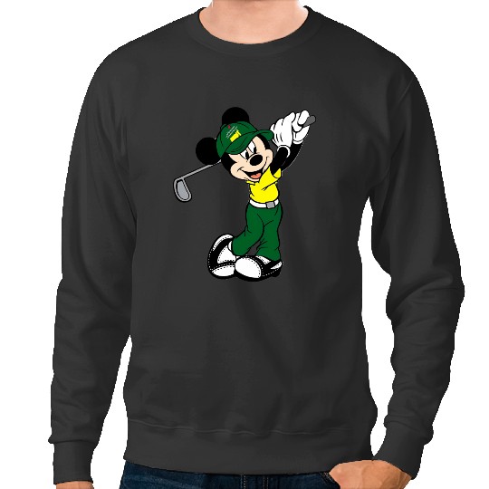 Colors Mickey Golf Sweatshirts, Disney Family Matching Sweatshirts