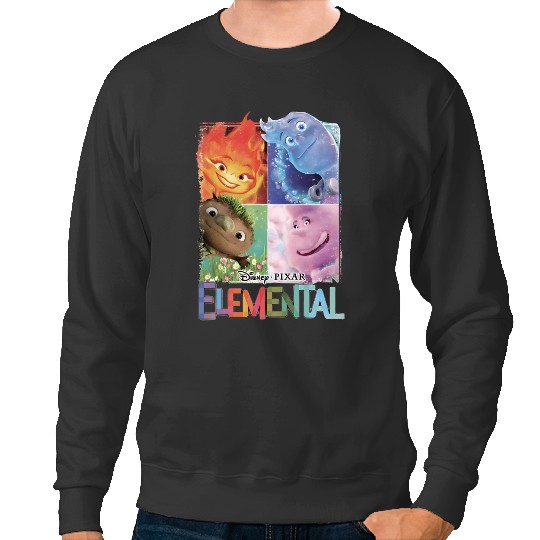 Elemental 2023 Disney Sweatshirts, Disney Pixar Elemental Sweatshirts