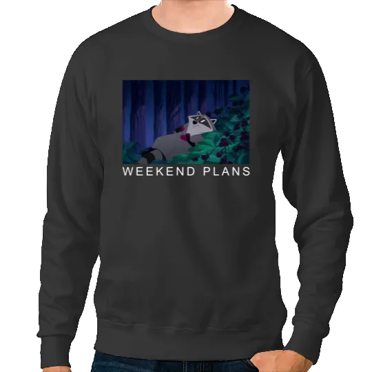 Disney Pocahontas Meeko Raccoon Weekend Plans Sweatshirts
