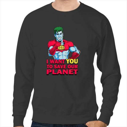 Planeteer Call - Captain Planet - Sweatshirts