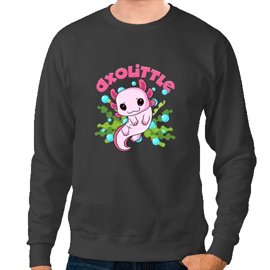 Axolotls Animals AxolotlsAxolittle design with Mexican amphibia Axo Sweatshirts