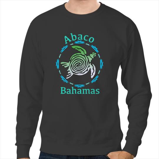 KV9 Turtle Abaco Bahamas vintages Tribal Turtle Sweatshirts