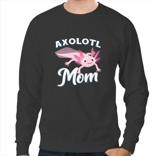 Axolotls Animals Mom Cute Womens Retro Salamander And Axo Sweatshirts