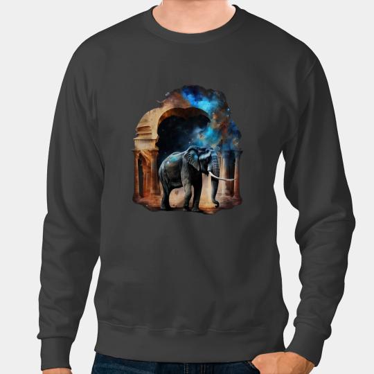 Elephants Lover art space architecture animal print motif elephant Sweatshirts