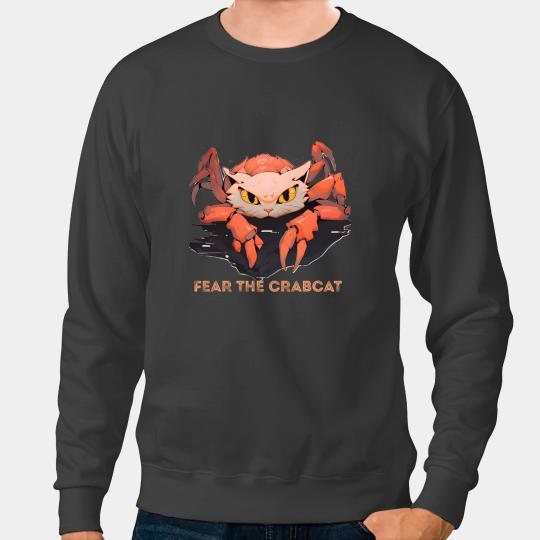 Cat Paws Fear the Crabcat 2Funny Crab cat Cryptid Cryptozoology 2 320 Sweatshirts