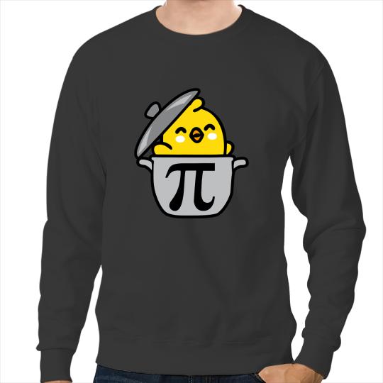 Chicken Poultry Happy Pi Day Funny Chicken Pot Pie 3.14 Science Math Teacher Sweatshirts
