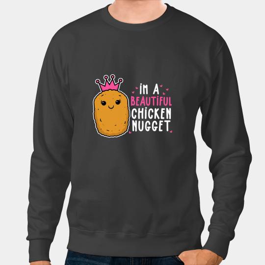 Chicken Poultry Funny Beautiful Chicken Nuggets Women Men Kids Sweatshirts
