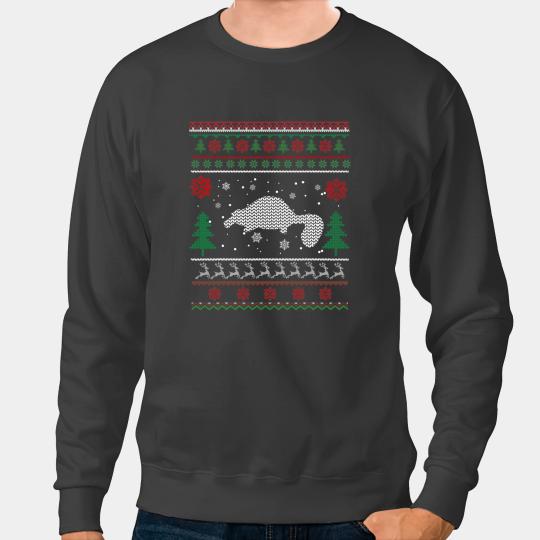 Platypus Gift Ugly Christmas Sweater Santa Gift Sweatshirts