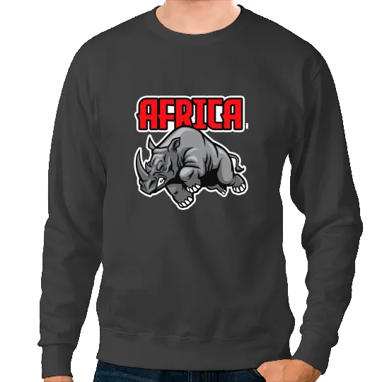 Rhino Gift Africa Rhinoceros Rhino Sweatshirts
