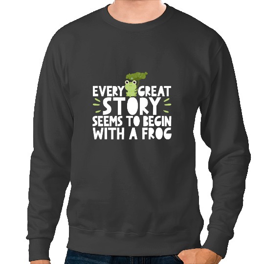 Frog Gift Animal Tadpole Herpetology Toad Egg Frog Sweatshirts