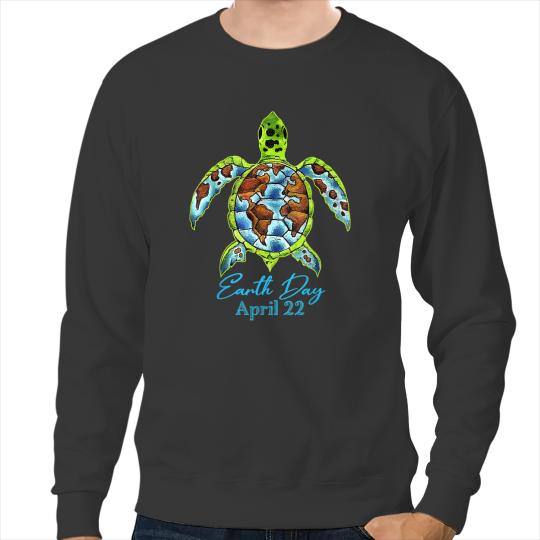 KV9 Turtle Planet Funny Love World Environment Earth Day 21 Sweatshirts