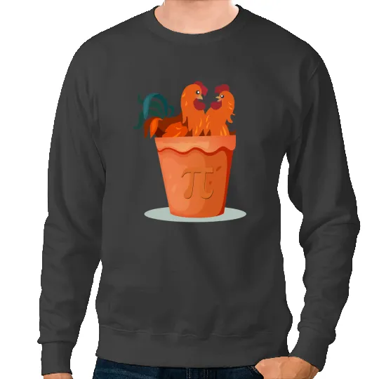 Chicken Poultry Pi day Funny graphic apparel Chicken Pot Pi 2Funny Pi Day Sweatshirts