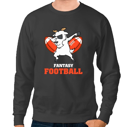 Football Gift Funny Goats Fantasy Football Goats Dabbings Champion Funny Sweatshirts
