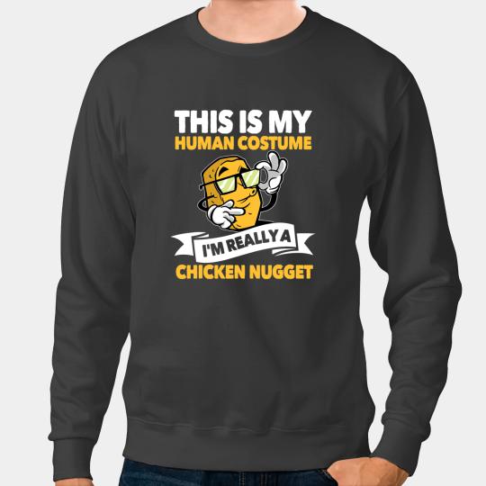 Chicken Poultry Nuggets Lover Baked Nuggies Fried Food Breaded Sweatshirts