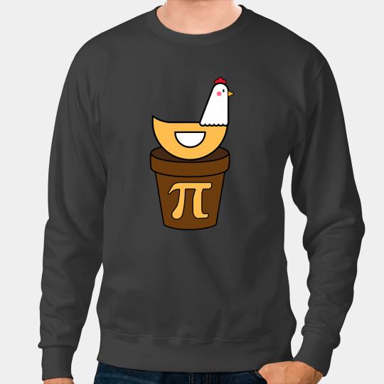 Chicken Poultry Pi Day Chicken Pot Pie 3.14 Math Science Funny Boys Pi Day Sweatshirts