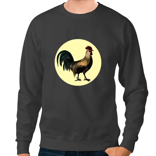 Chicken Poultry Rooster Chicken Cock vintages Soy Gallero Sweatshirts