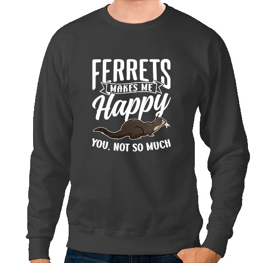 Ferret Gift Wildlife Animal Sweatshirts