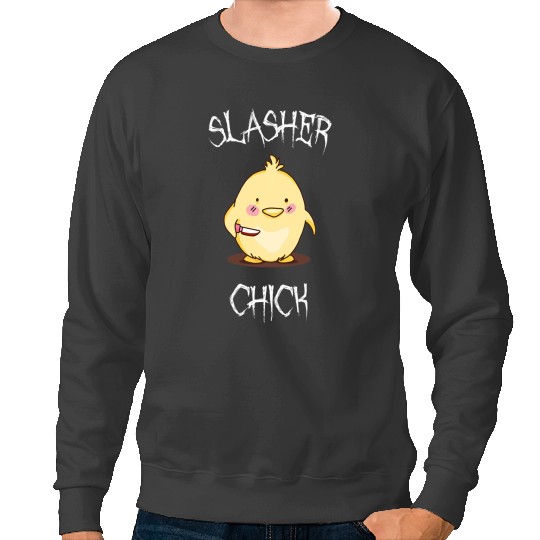 Chicken Poultry Slasher Chick for Evil Chicken and Farm lover Sweatshirts