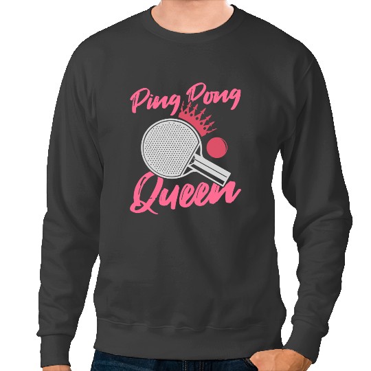 Table Tennis PP Ping Pong Player Girl Women Women Outfit Table Tennis Sweatshirts