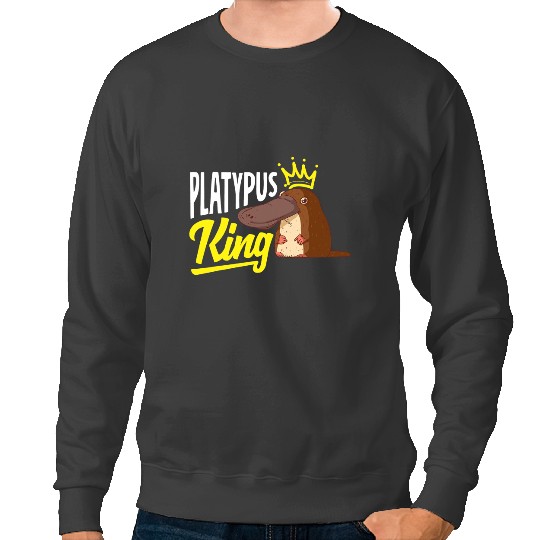 Platypus Gift Mens Platypuses King Sweatshirts