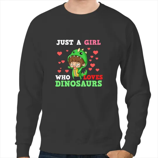 Dinosaur Dino Dino Family Siblings TRex Love Tyrannosaurus Rex Girl Kid 1 Sweatshirts