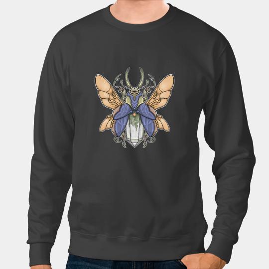 Bee Beekeeping Crystal Beetle Insect Entomology Geology Fantasy Drawing Beekeeper Sweatshirts