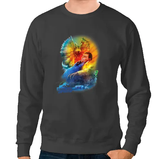 Dinosaur Dino Dino Jurassic Park Dilophosaurus Sweatshirts