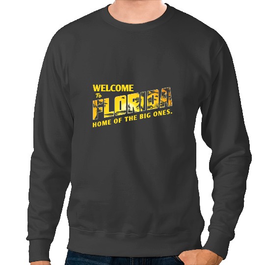 Alligator Animals Hunter Welcome To Florida Gator Hunting Crocodile Sweatshirts
