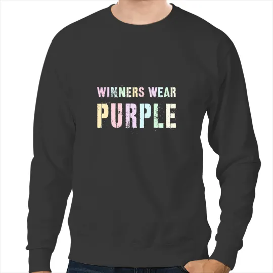 Camping Camp vintages WINNERS WEAR PURPLE Summer Camp Team Color wars Game Camper Sweatshirts