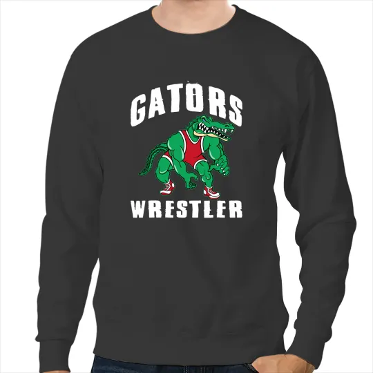 Alligator Animals Gators Wrestler Gator Wrestling Alligator Wrestler Crocodile Sweatshirts