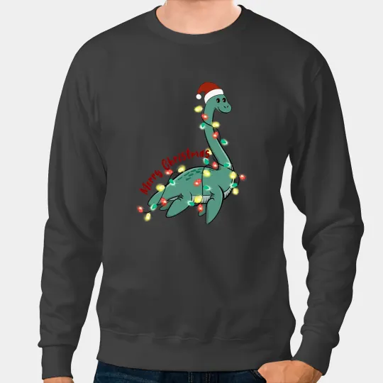 Dinosaur Dino Funny Santa Dinosaur Christmas Klaus Merry xmass Team Santa Sweatshirts