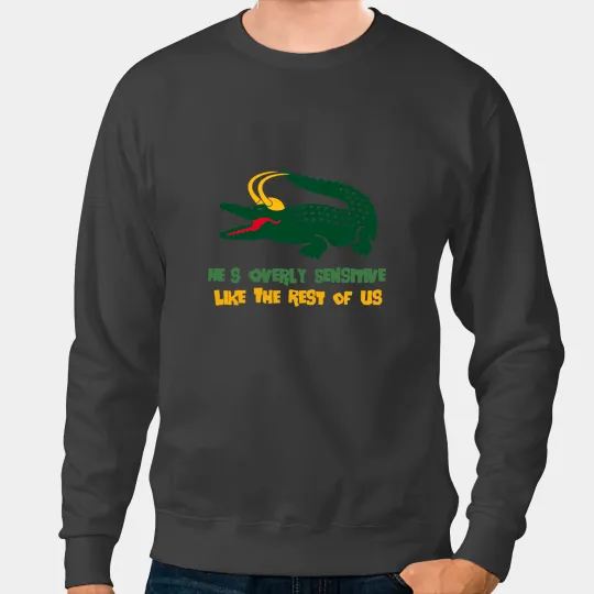Alligator Animals Loki Costume Loki Alligator Loki Croki Crocodile Loki Horns Crocodile Sweatshirts