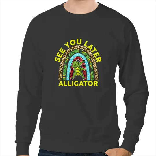 Alligator Animals See you later Alligator Kids Toddler Gator Crocodile Sweatshirts