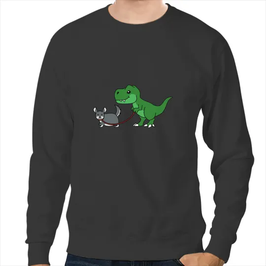Dinosaur Dino Tyrannosaurus Rex Chinchirappet Sweatshirts