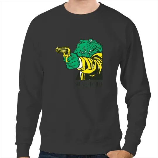 Alligator Animals See You In Hell Aesthetic Comics Crocodile Alligator guns Crocodile Sweatshirts