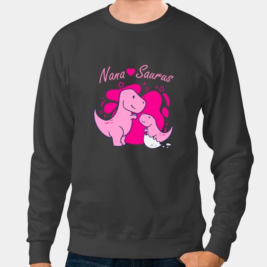 Dinosaur Dino Nanasaurus Dinosaur Nana bests Grandma Ever Grandparents Day1 Sweatshirts