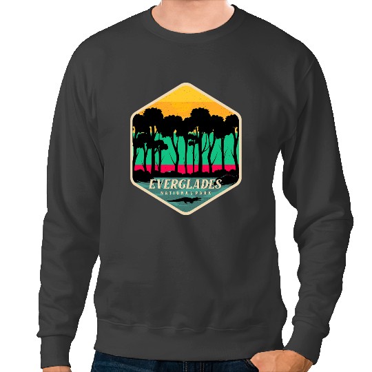 Alligator Animals National Park Everglades Wetlands Florida Crocodile Sweatshirts