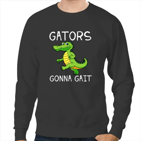 Alligator Animals Physical Therapy Physiotherapy Therapist Alligator Gait Gift Crocodile Sweatshirts