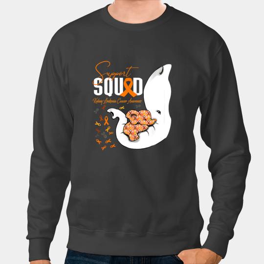 Elephants Lover kidney leukemia cancer awareness support squad elephant Sweatshirts