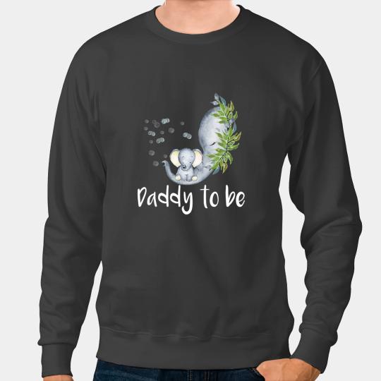 Elephants Lover Mens Daddy To Be Elephant Baby Shower Future Daddy Sweatshirts