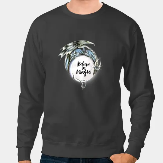 Dragon Animals Dragons Silver Dragon Sweatshirts