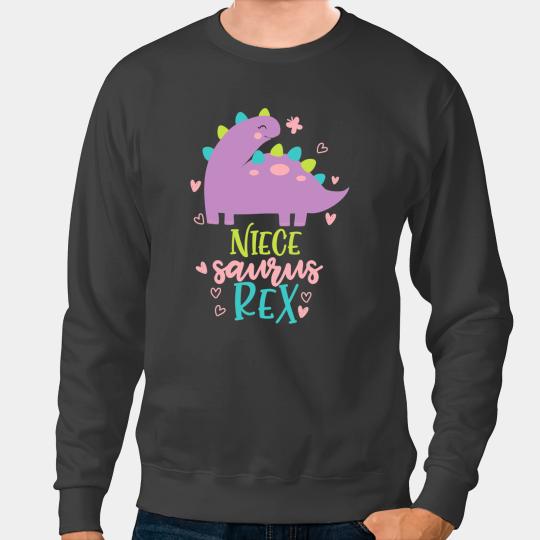 Dinosaur Dino Niece Saurus Rex Dinosaur Kids 3 Sweatshirts