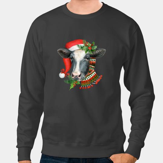 Discover Cattle Cow Funny Country Christmas Cow Cows Lover Farmer Girl Sweatshirts