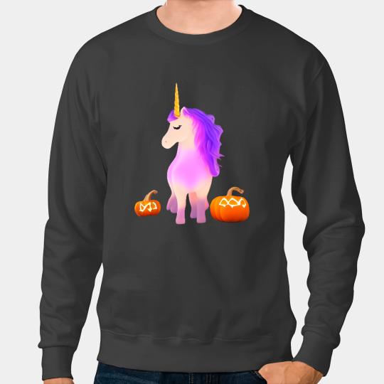 Unicorns Cute Candy Corn Unicorns Halloween Pumpkin Costume for Boy 1 Sweatshirts
