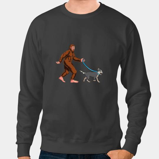 Funny bigfoots Walking Blue Heeler Gift Australian Cattle Dog Sweatshirts