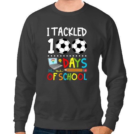 Basketball Gift I Tackled 100 Days Of Virtual School Basketball Game day Sweatshirts