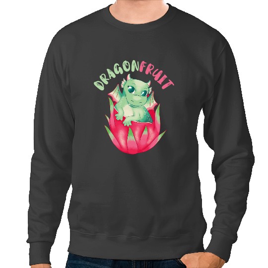 Dragon Animals Dragons Dragonfruit Funny Dragon Fruit Tropical Exotic Pitaya Animal Sweatshirts