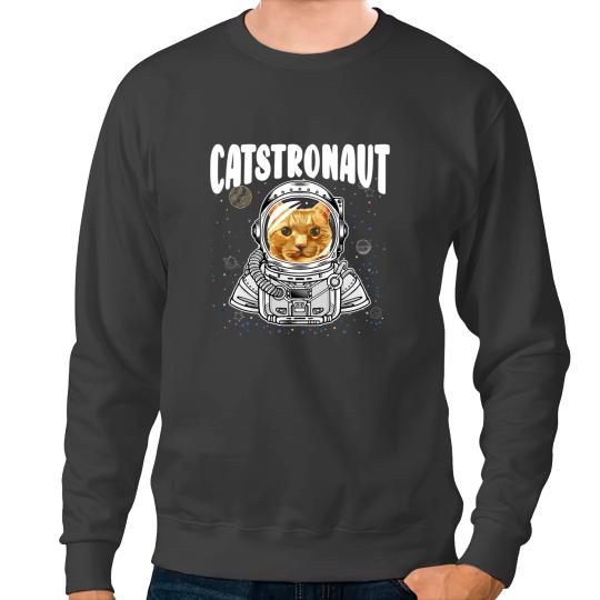 Cat Paws Astronaut Spaceman Funny Space cat catstronaut 212 Sweatshirts