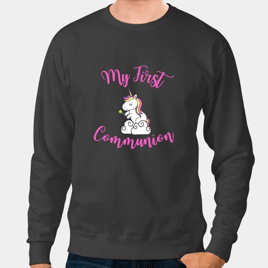 Cat Paws First Holy Communion Christians and Catholic Unicorns Lovers Sweatshirts