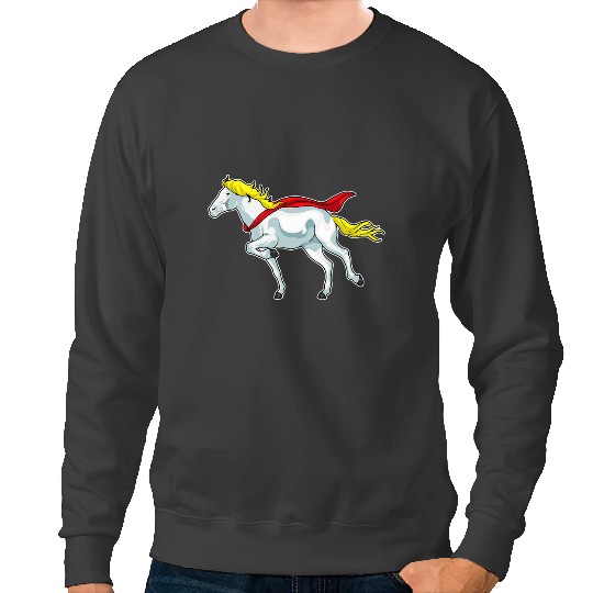 Funny Horse Gallop Cape Equestrian Sweatshirts